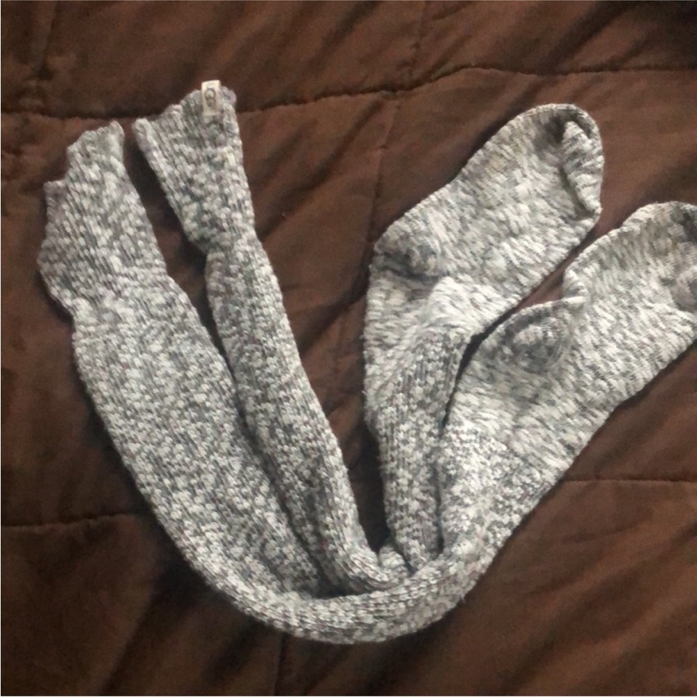 UGG Over The Knee Socks Thigh High Cotton OTK New Rare Discontinued Cozy Warm - Picture 5 of 5